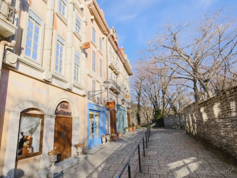 The French-style townscape at the Museum of The Little Prince