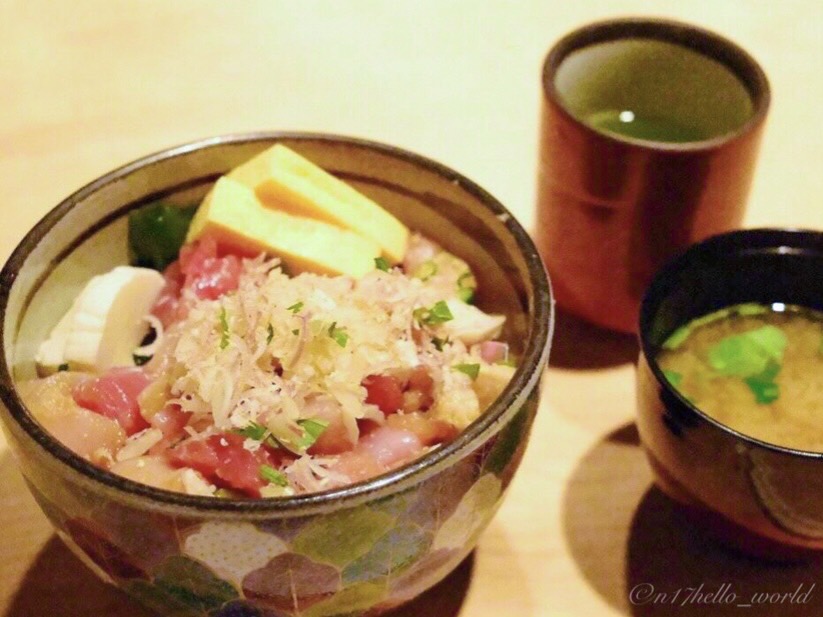 The makanai-don at Sakana Cuisine Ryo