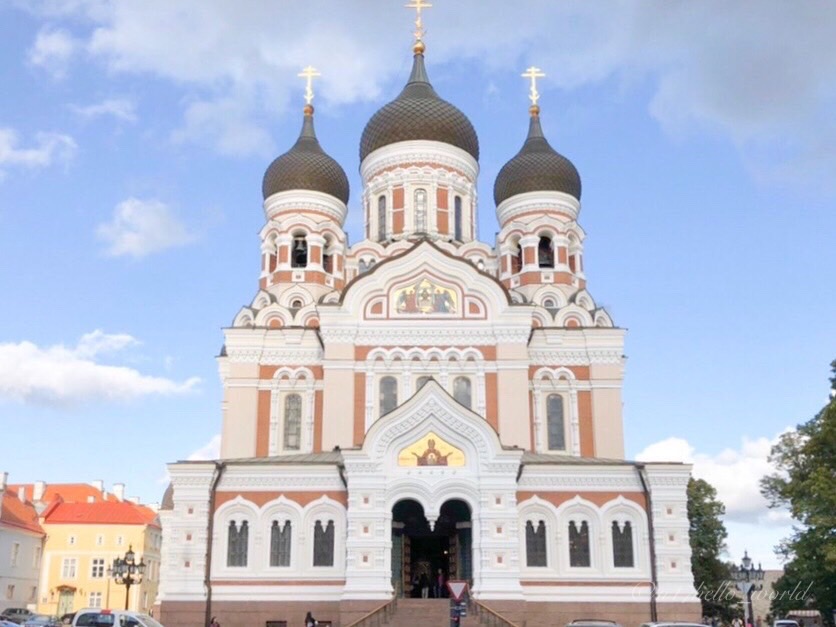 Alexander Nevsky Cathedral with its charming onion domes