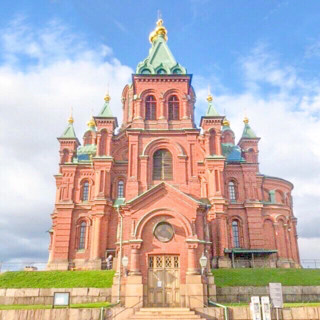 Uspenski Cathedral with its distinctive onion domes