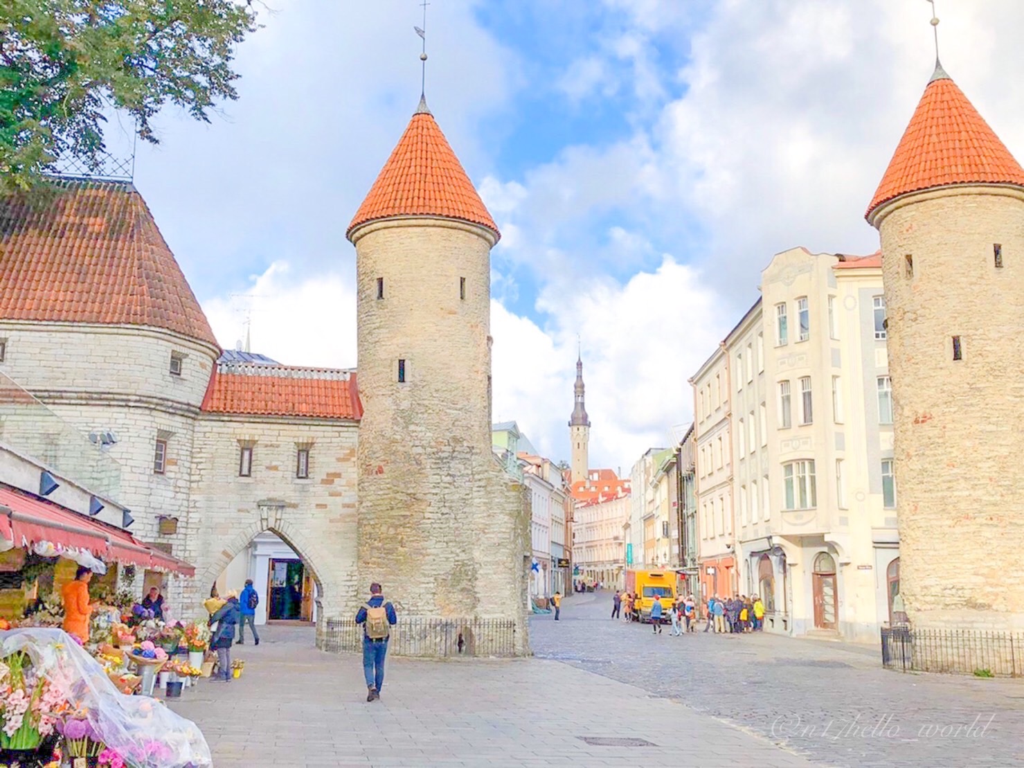 Viru Gate, the entrance to Tallinn’s Old Town